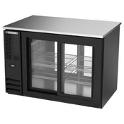 Beverage Air BB48HC-F-GS-PT-B - Refrigerated Pass-Thru Back Bar Food Rated Refrigerator
