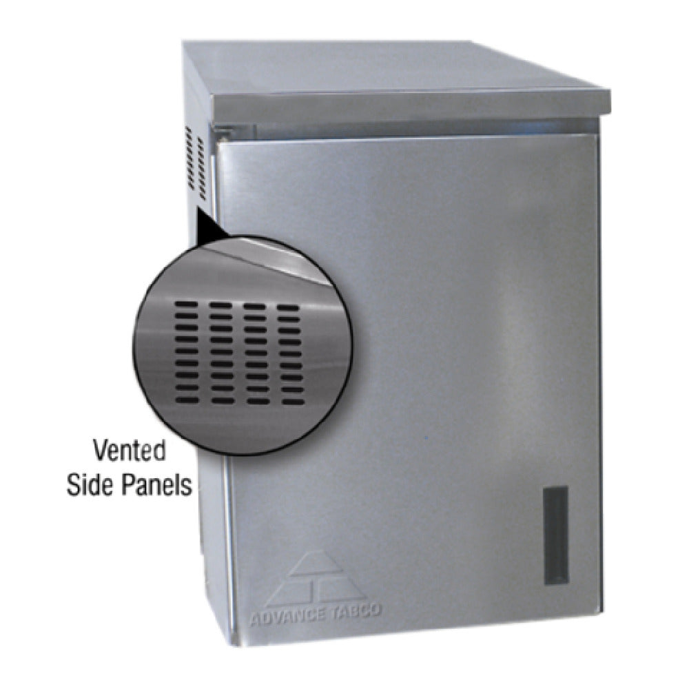 Advance Tabco WCH-15-24-300 Cabinet Wall Mount Enclosed Design With Left-hinged Door