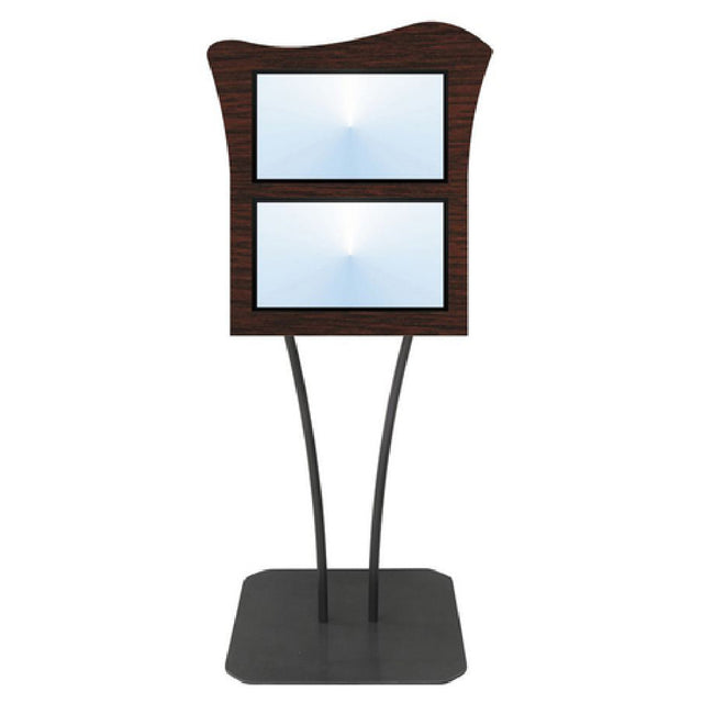 Hubert 34915 - Menu Board, 2-pocket, Floor Stand