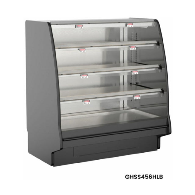 Structural Concepts GHSS656HLB Fusion® Heated Self-Service Case 73-1/8"W X 30-1/8"D X 55-3/8"H