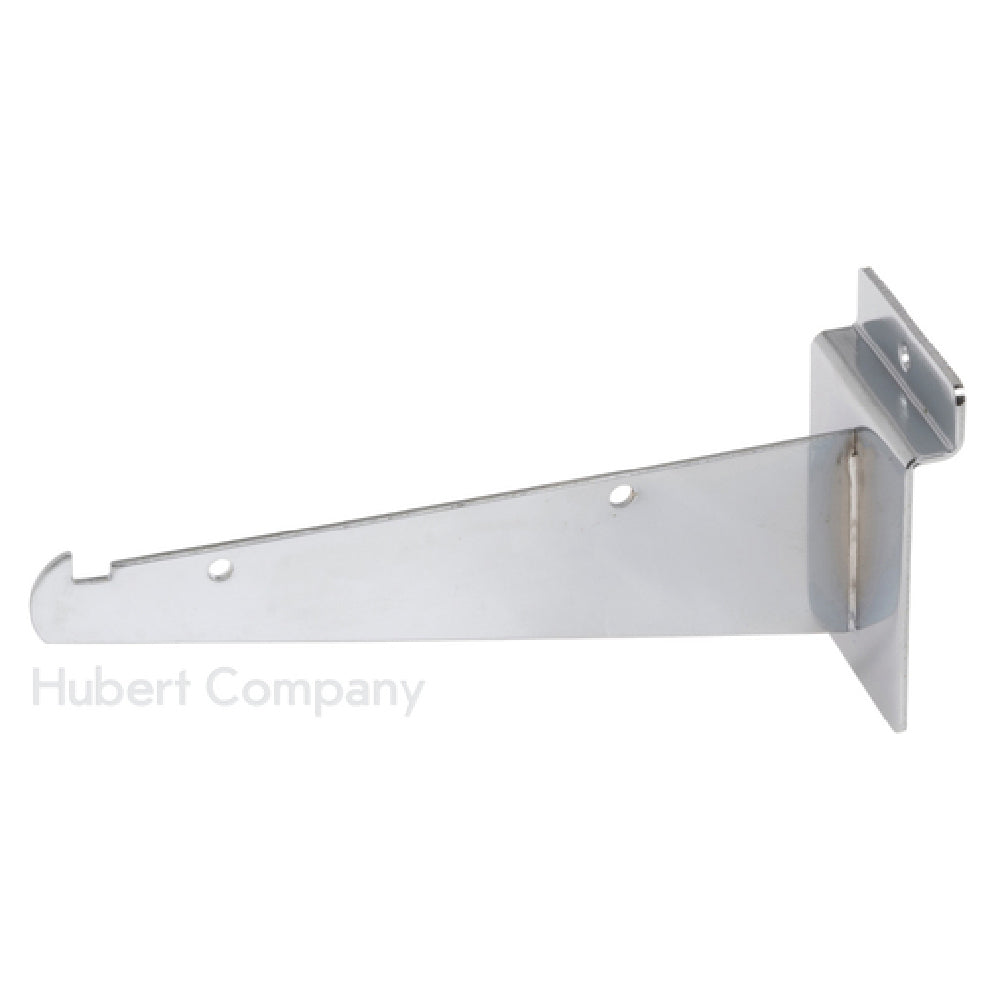Hubert 87001 - Slatwall Shelf Bracket, 6", Chrome