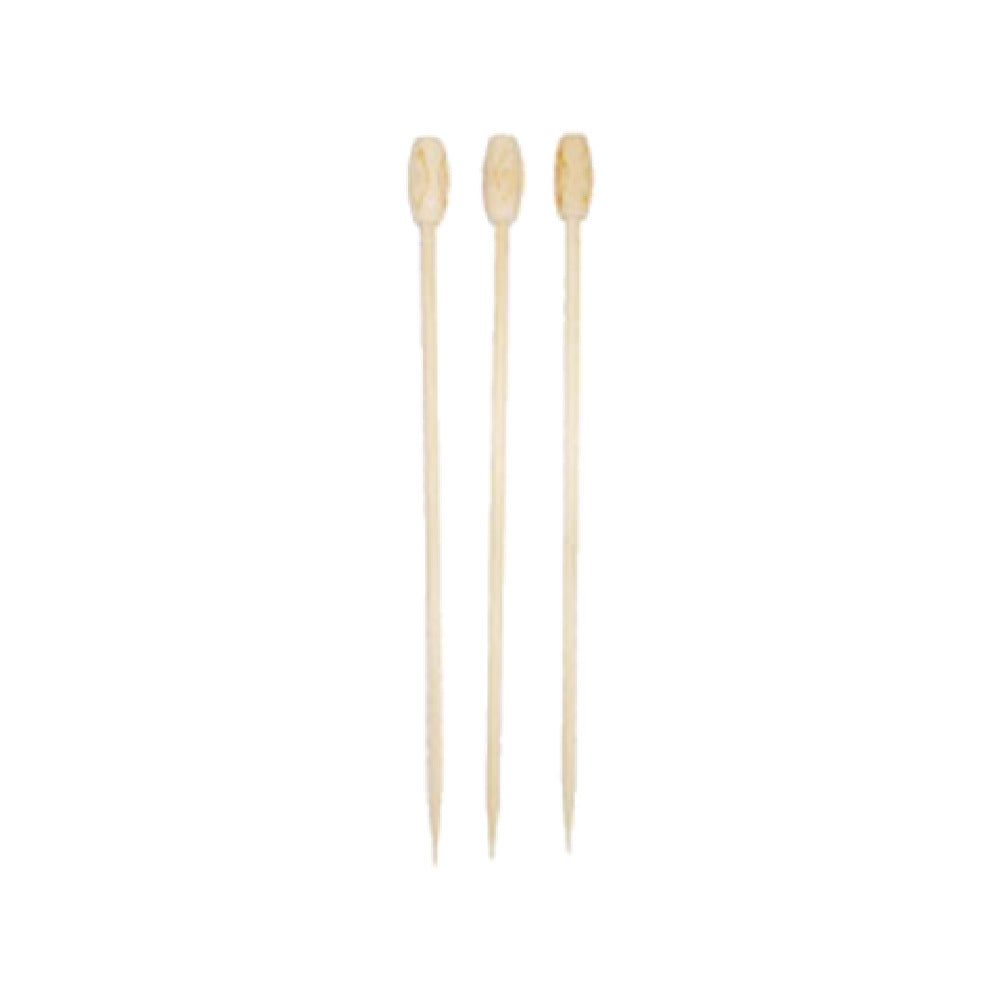 Town 51608T Ball Pick White Tiki Shape (25 Per Pack)