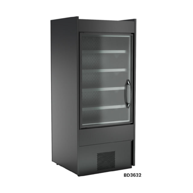 Structural Concepts BD3632 Oasis® Self-Service Refrigerated Case 36-1/4"W (1) Self-closing Swinging Front Clear Glass Door