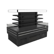 Turbo Air TIOM-36CSCB-N Island Display Self-Serve Refrigerated Merchandiser 41.9 Cu. Ft. Capacity