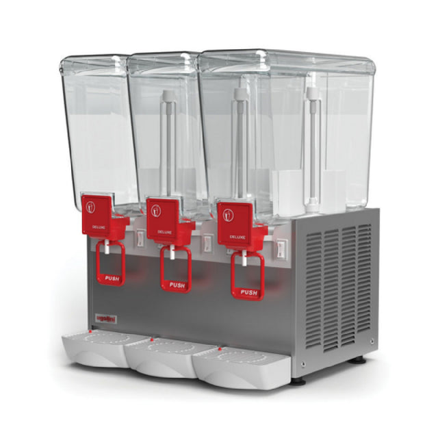 Monaco Foodservice UEAD302K0 Ugolini Arctic Deluxe Cold Beverage Dispenser (3) Bowls