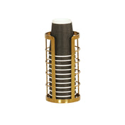 Cal-Mil 22605-130 Brooklyn Cup And Lid Holder 4.5"W X 4.5"D X 8.5"H Square