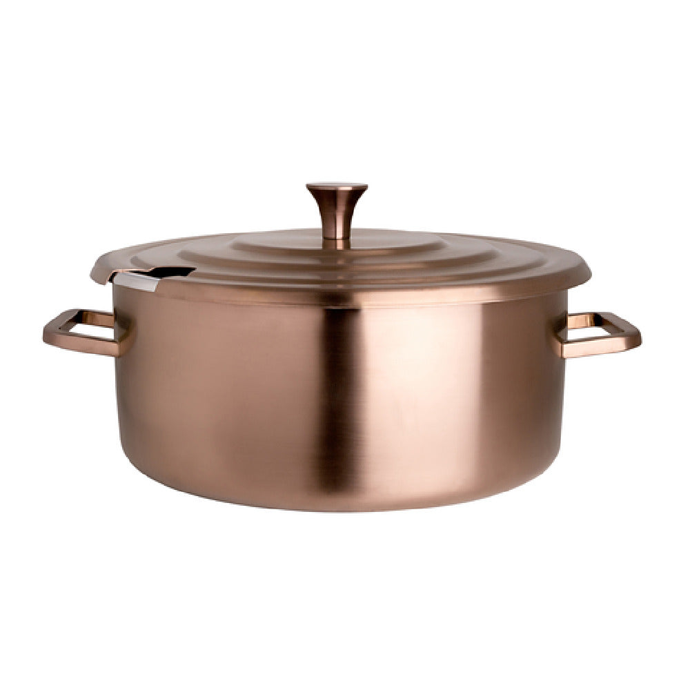 Steelite 7353MW304 Round Soup Homestyle Chafer 1.25 Gal 15.0" X 12.5" X 5.25"