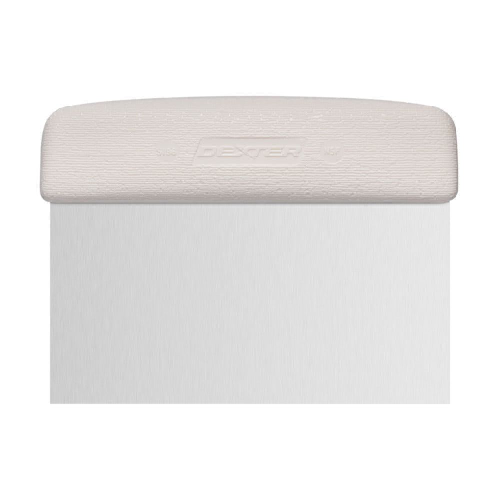Dexter S196PCP - Sani-Safe® (19783) Dough Cutter/Scraper, 6" X 3", Stainless Steel Blade And Textured