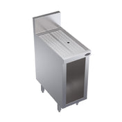 Krowne KR24-S12 Royal Series Underbar Drainboard With Open Cabinet Base 12"W X 24"D