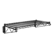 Quantum WDWB1230BK Cantilever Single Shelf Wall Mount (1) 30"W X 12"D Wire Shelf