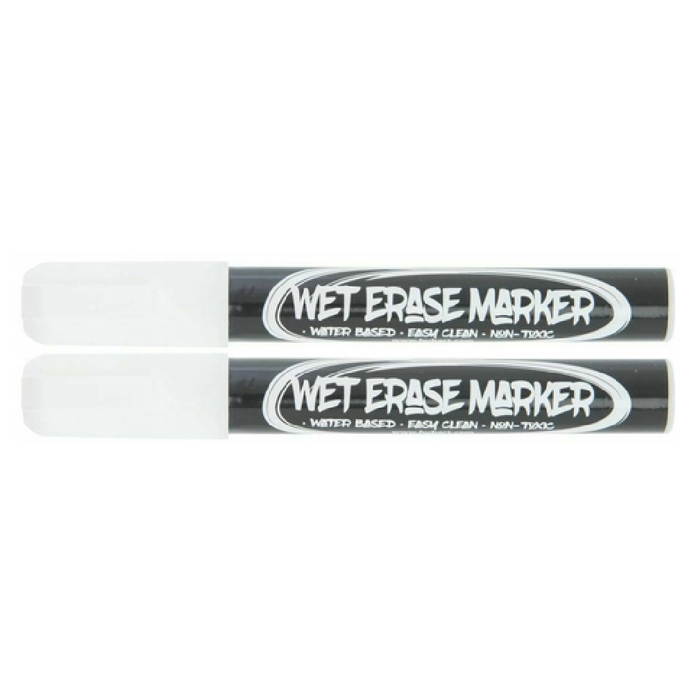 Hubert 39417 - Wet Erase Marker Set, 2-piece, Medium Point