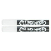 Hubert 39417 - Wet Erase Marker Set, 2-piece, Medium Point