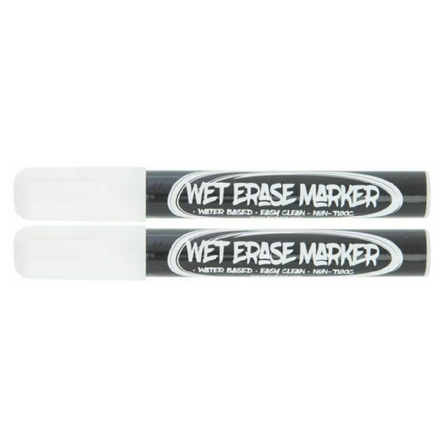 Hubert 39417 - Wet Erase Marker Set, 2-piece, Medium Point