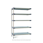 Metro 5AX547G4 MetroMax® 4 Add-On Shelving Unit 42"W X 24"D X 74"H Rust Proof