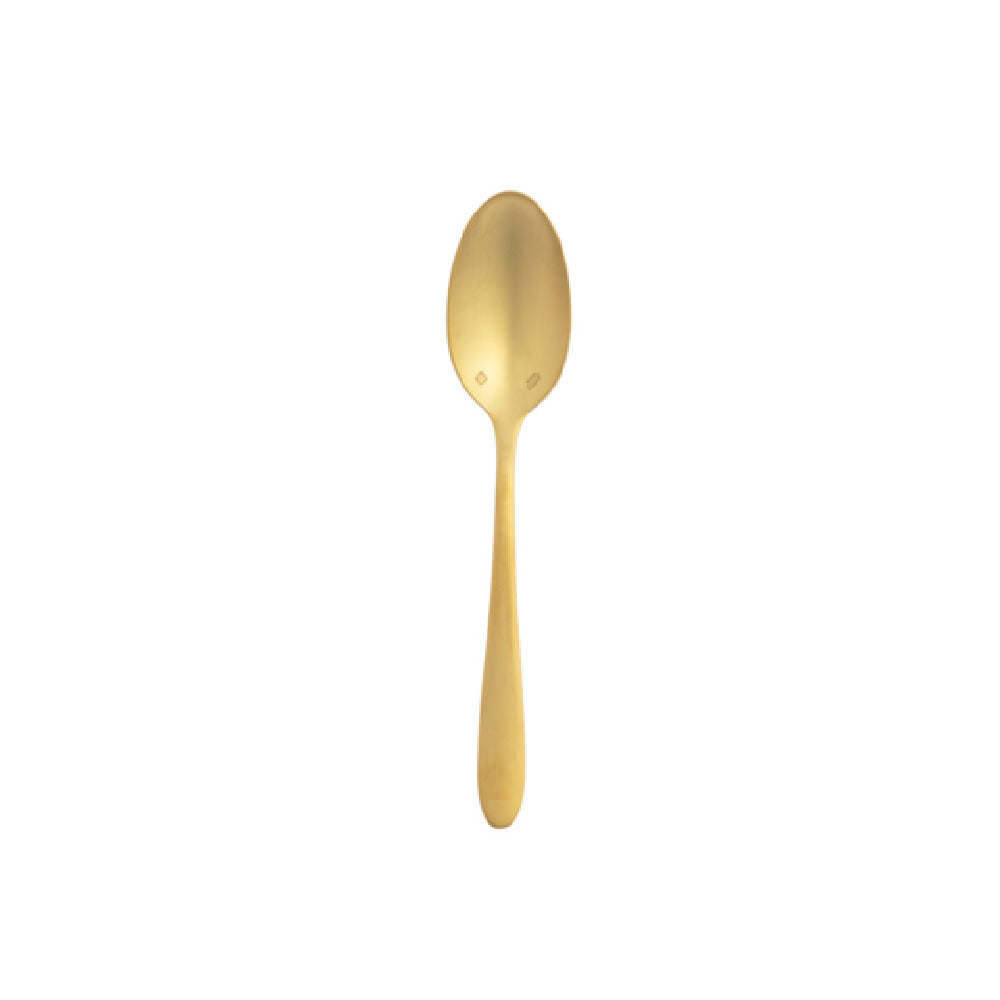 1880 Hospitality T017SDEF - Mascagni Oval Bowl Soup/Dessert Spoon, 7", Brush Gold