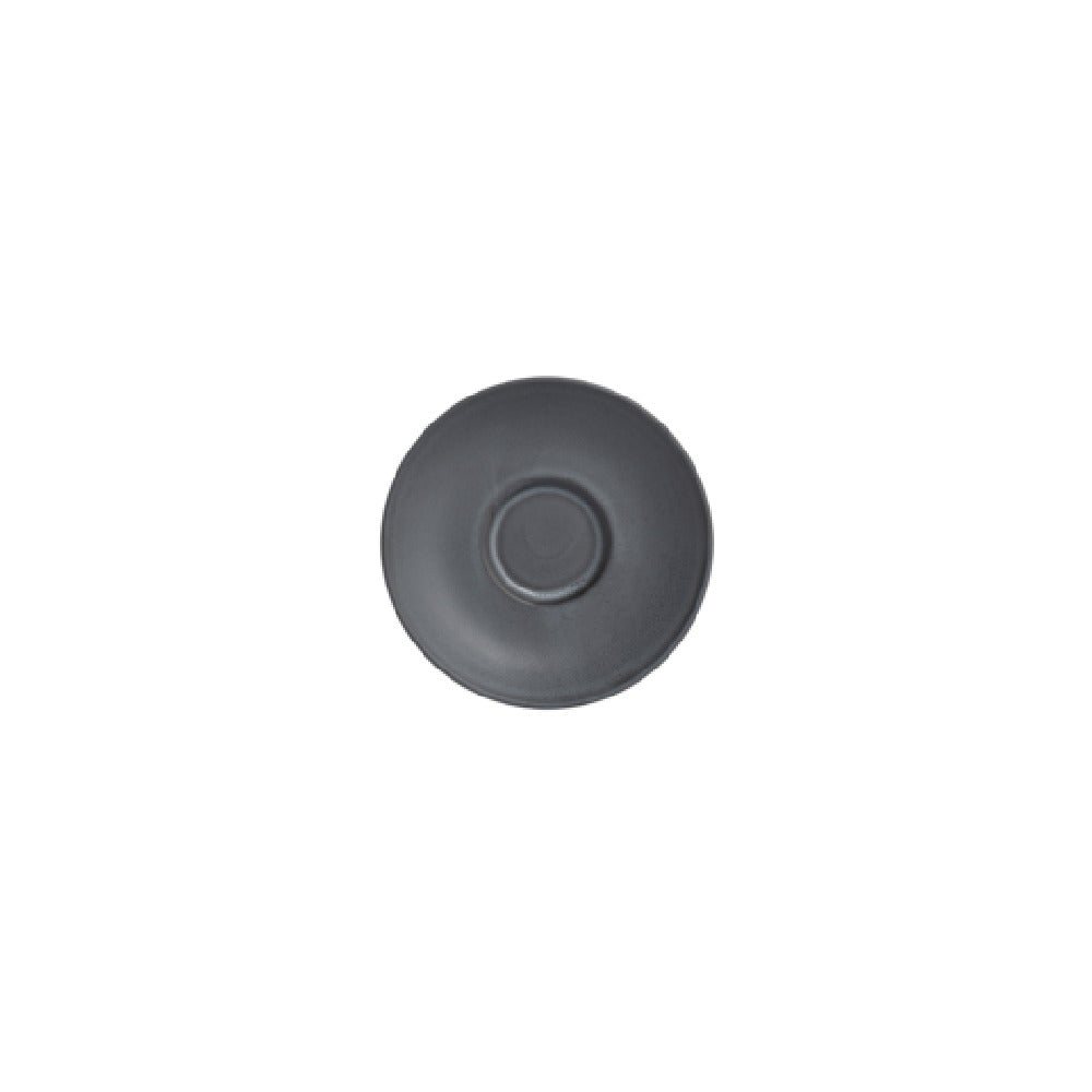 Steelite A941P182 - Espresso Saucer, 4.875", Valora Matte Gray