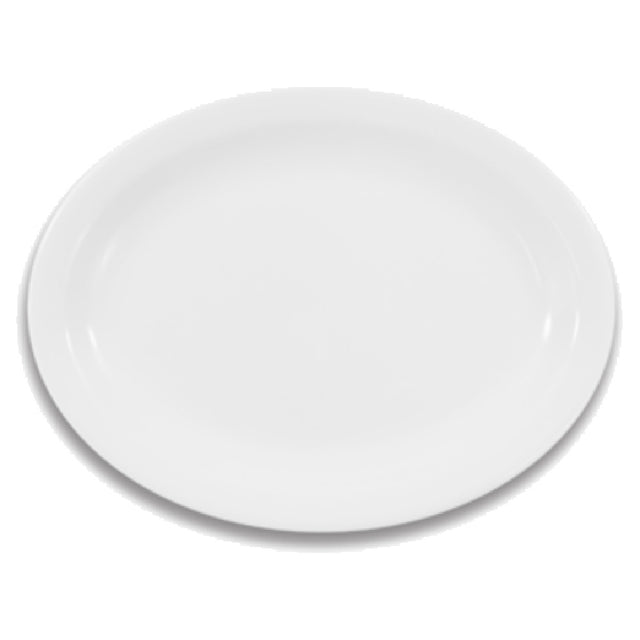 Elite Global Solutions M108-NW Platter 9-3/4" X 7-1/2" X 1"H Oval