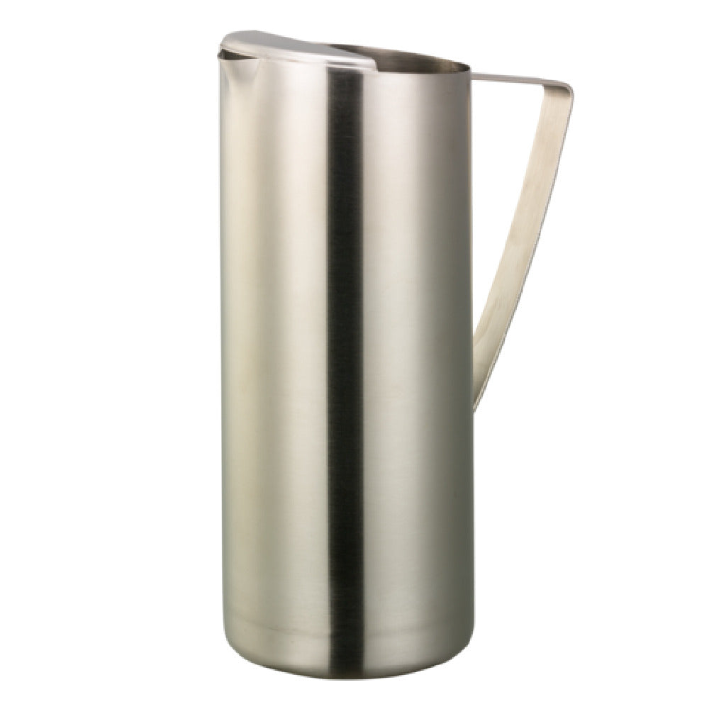 Service Ideas X7025BS Service Ideas Slim Water Pitcher Stainless Ice Guard
