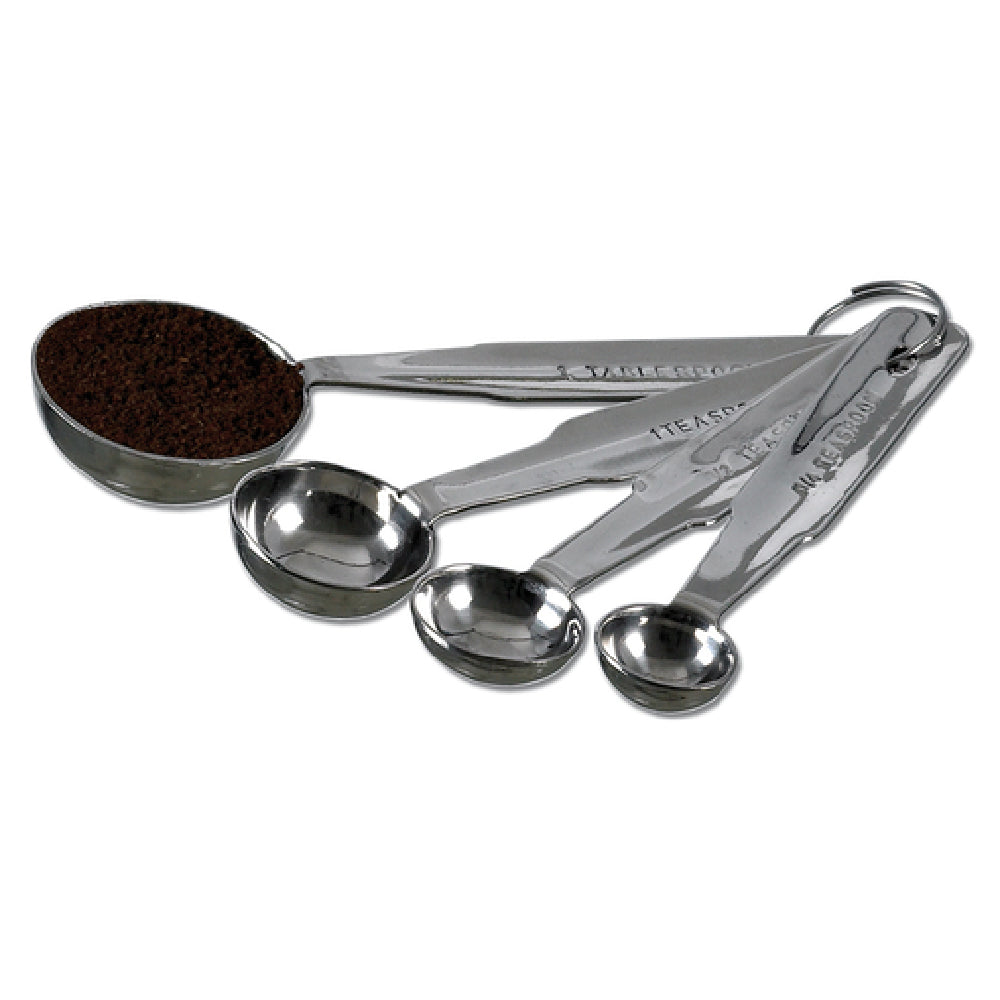 Matfer 72029 Measuring Spoon Set 4 Piece Includes: 1/5 Teaspoon