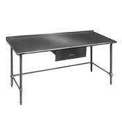 Eagle UT3036STB Budget Series Work Table 36"W X 30"D 430 Stainless Steel Top With 1-1/2"H Rear Up-turn