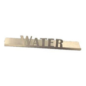 Service Ideas 1C-BF-WATER-SIGN Beverage ID Sign "Water" 1"H X 6-1/2"W