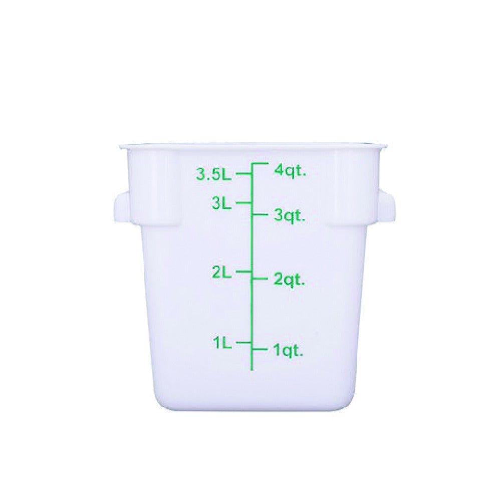 Hubert 76353 - CenPro® Food Storage Container, 7"W X 7"D X 7-3/8"H, Square
