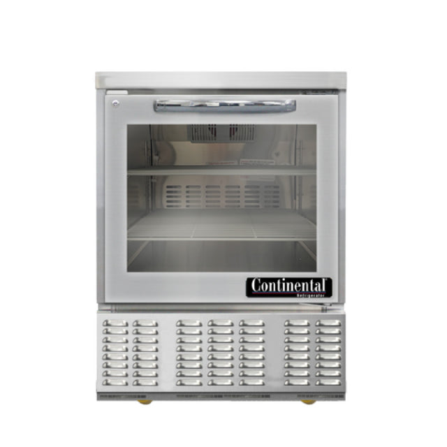 Continental Refrigerator UCF24NGD Undercounter Freezer 24"W 4.1 Cu. Ft. Capacity