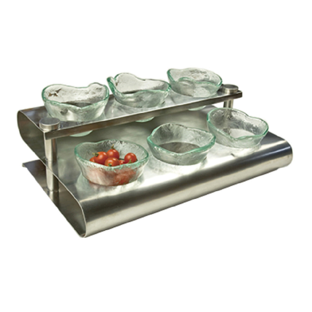GET Enterprises SSCOND-01 Condiment Rack 15-1/4" X 10" X 4-1/2"H S-shaped
