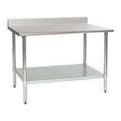 Eagle T3084B-BS-2X Budget Series Work Table 84"W X 30"D 4-1/2"H Backsplash