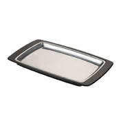 CAC China SBPL-11SET Platter Set Two-piece Includes: (1) 7-1/8"L X 11"W X 1/2"H And (1) 8"L X 13"W X 1-1/8"H