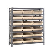 Quantum 1839-110_IVORY - Shelving Unit, 18"D X 36"L X 39"H, Heavy Duty