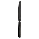 Arc Cardinal MB247 Sola Baguette Black Dinner Knife (L:9.0'' X W:2.8'') 13/0 Stainless Steel