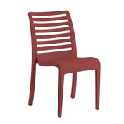 Grosfillex UT944414 - Astoria Stacking Sidechair, 20.9"W X 23.4"D X 34.7"H, Technopolymer With Air Molding Technology