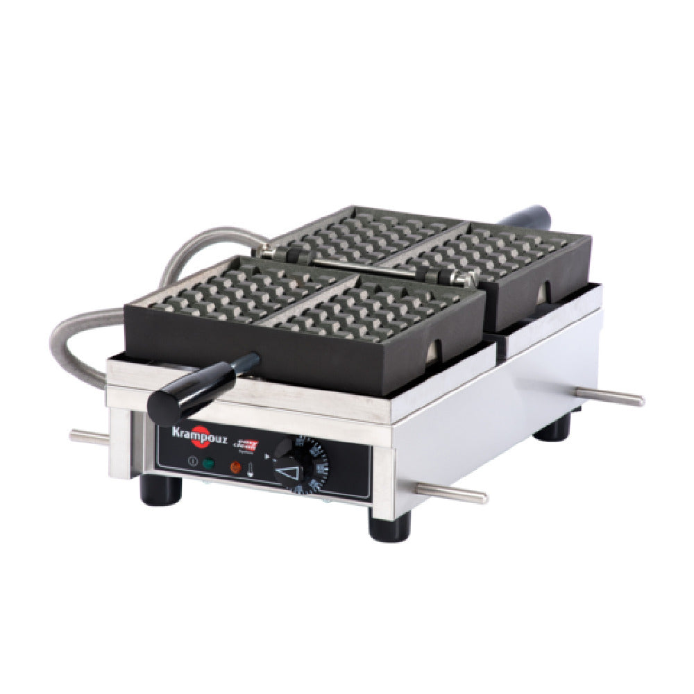 Eurodib USA WECDAAAS - Krampouz Waffle Maker, 180° Opening, 3x5 Brussels