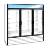Hoshizaki RM-65-HC-WHT - Refrigerated Merchandiser, Reach-in, Three-section
