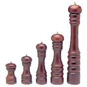 Matfer 061479 Rustic Pepper Mill 8-1/2"H Heavy Dark Lacquered