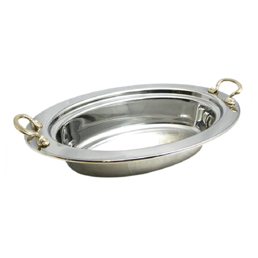 Bon Chef 5299HR Food Pan Full Oval 6-1/8 Qt. (196 Oz.) Capacity