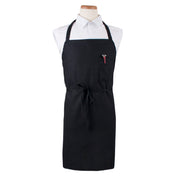 John Ritzenthaler Company CLBIABK Chef Revival® Bib Apron 32" X 32-1/2" Long 11-1/2" Neckline