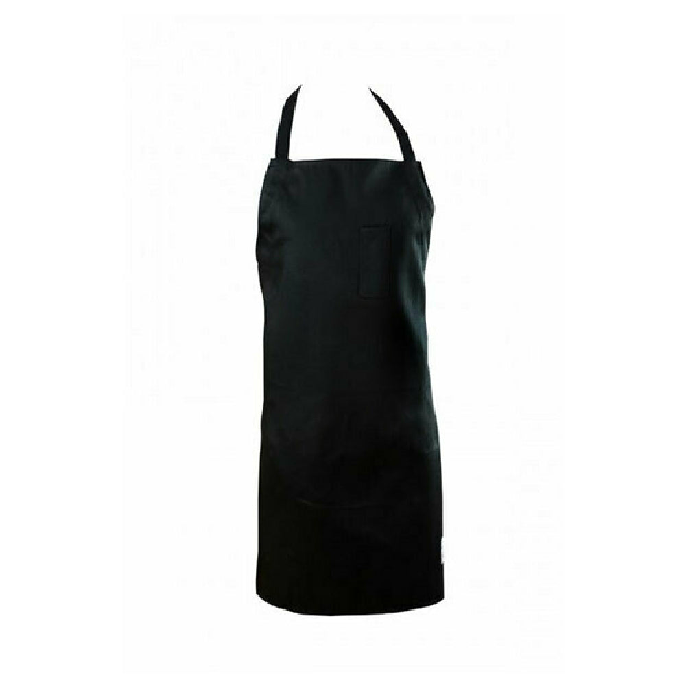 John Ritzenthaler Company 412BA-BK Chef Revival® Bib Apron 29" X 34" With Adjustable Neck Tie