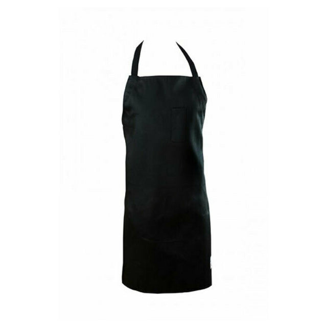 John Ritzenthaler Company 412BA-BK Chef Revival® Bib Apron 29" X 34" With Adjustable Neck Tie