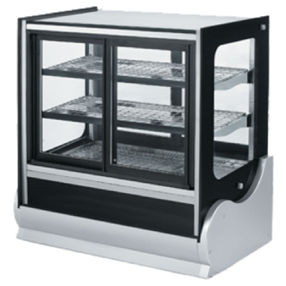 Vollrath 40889 Refrigerated Cubed Display Case Countertop Pass-thru