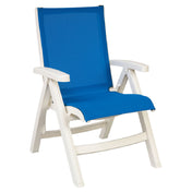 Grosfillex UT097004 Jamaica Beach Midback Folding Chair Stackable Designed For Outdoor Use