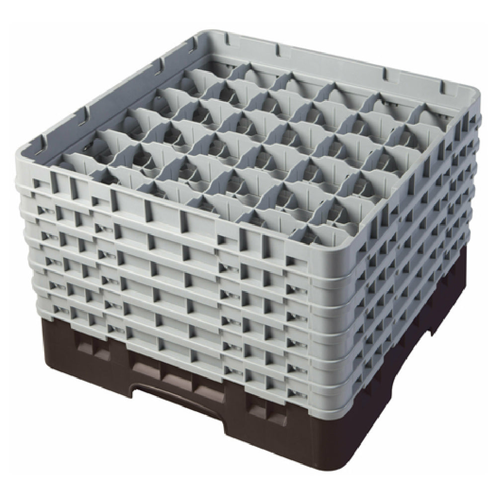 Cambro 36S1114167 Camrack® Glass Rack With (6) Soft Gray Extenders Full Size