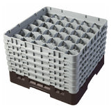 Cambro 36S1114167 Camrack® Glass Rack With (6) Soft Gray Extenders Full Size