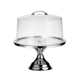 TableCraft Products 821422 - Cake Stand/Cover Set, 12-3/4" Dia. X 13-3/4"H OAL, Metal Handle