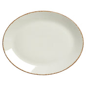 Steelite 17140145 Oval Coupe Platter 13.5" X 10.625"Dapple Brown