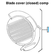 Bizerba GSP BLADE-COVER Anodized Aluminum 3 Lb. Heavy-duty