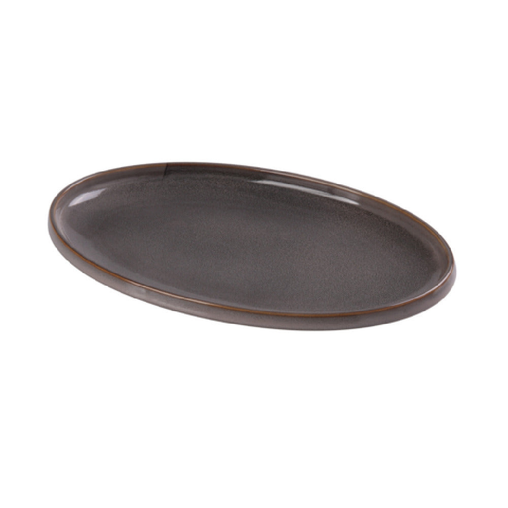 Yanco PK-314 Yanco Peacock Plate 14"W X 9"D X 1-1/2"H Oval