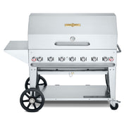Crown Verity CV-MCB-48-SI-BULK-PKG Mobile Outdoor Charbroiler LP Gas 46" X 21" Grill Area