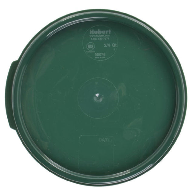 Hubert 90076 - Lid, For 2 & 4 Qt. Containers, 7-5/8" Dia.